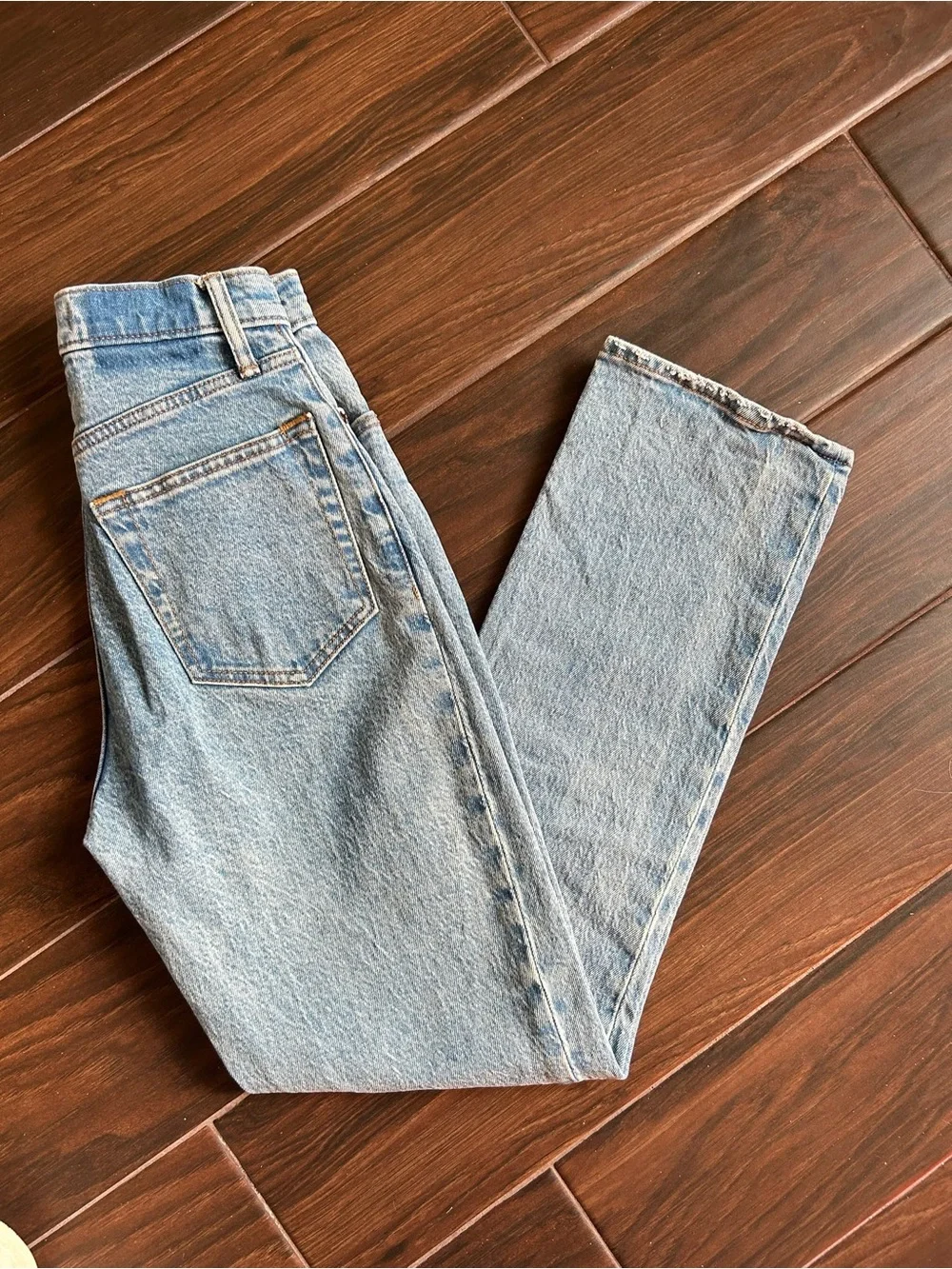 Abercrombie & Fitch curve Love The '90s Straight Utra High Rise 00/24